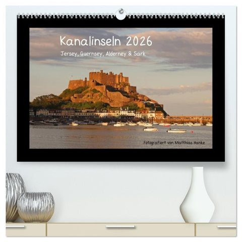 Kanalinseln 2026 (hochwertiger Premium Wandkalender 2026 DIN A2 quer), Kunstdruck in Hochglanz