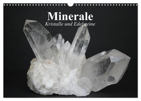 Minerale. Kristalle und Edelsteine (Wandkalender 2027 DIN A3 quer), CALVENDO Monatskalender