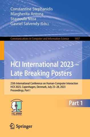 HCI International 2023 – Late Breaking Posters