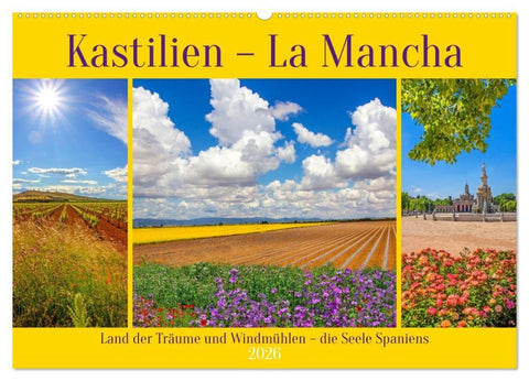 Kastilien - La Mancha (Wandkalender 2026 DIN A2 quer), CALVENDO Monatskalender