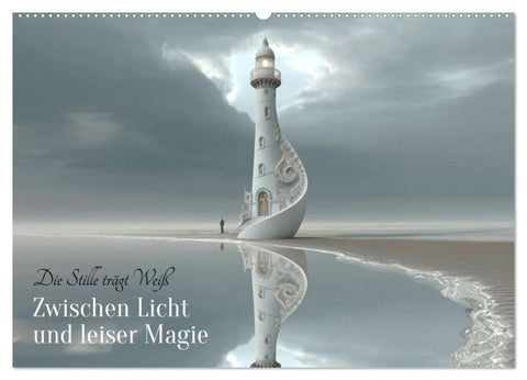 Die Stille trägt Weiß (Wandkalender 2026 DIN A2 quer), CALVENDO Monatskalender