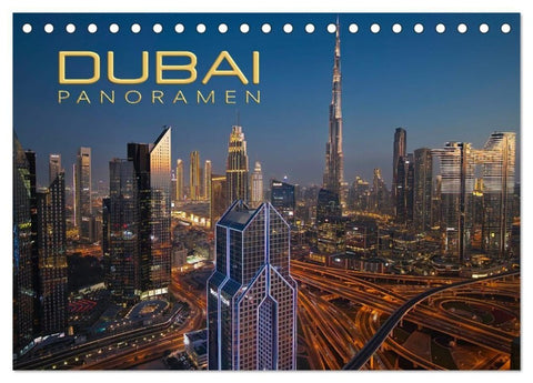 Dubai Panoramen (Tischkalender 2027 DIN A5 quer), CALVENDO Monatskalender
