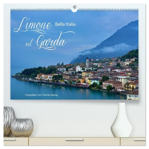 Limone sul Garda - Bella Italia (hochwertiger Premium Wandkalender 2027 DIN A2 quer), Kunstdruck in Hochglanz