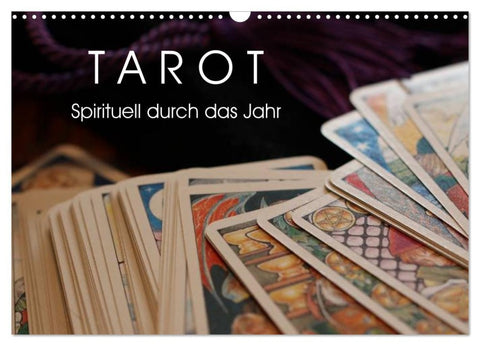 Tarot. Spirituell durch das Jahr (Wandkalender 2026 DIN A3 quer), CALVENDO Monatskalender