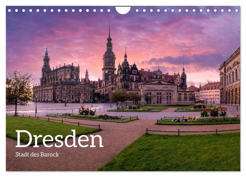 Dresden - Stadt des Barock (Wandkalender 2027 DIN A4 quer), CALVENDO Monatskalender