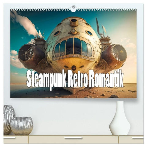 Steampunk Retro Romantik (hochwertiger Premium Wandkalender 2027 DIN A2 quer), Kunstdruck in Hochglanz