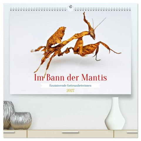 Im Bann der Mantis (hochwertiger Premium Wandkalender 2027 DIN A2 quer), Kunstdruck in Hochglanz