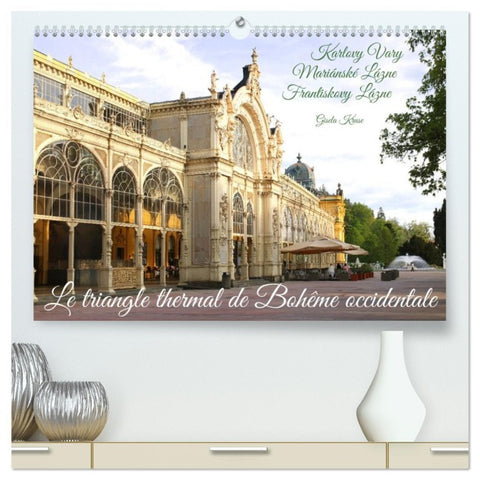 Le triangle thermal de Bohême occidentale  (Calendrier mural 2026 DIN A2 vertical) calendrier de bureau
