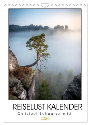 Reiselust Kalender (Wandkalender 2026 DIN A4 hoch), CALVENDO Monatskalender