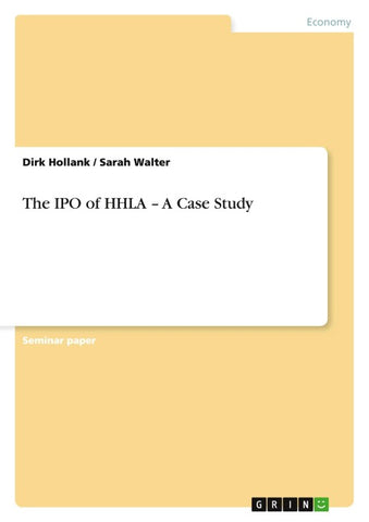 The IPO of HHLA - A Case Study