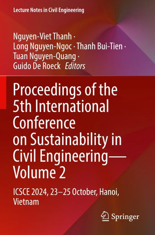 Proceedings of the 5th International Conference on Sustainability in Civil Engineering - Volume 2