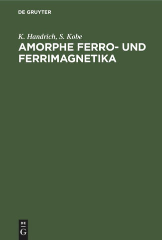 Amorphe Ferro- und Ferrimagnetika