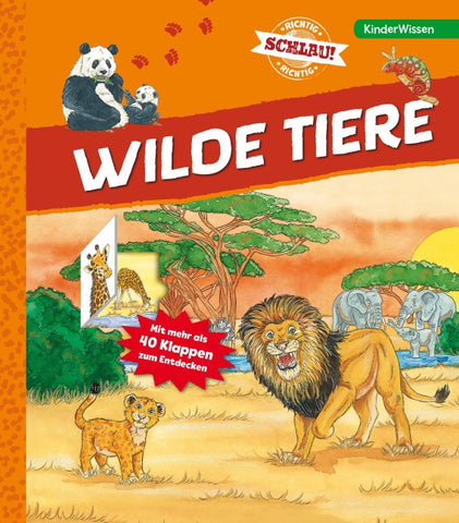 Wilde Tiere Klappenbuch