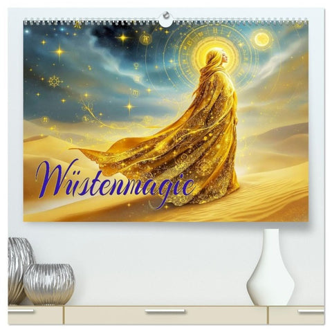 Wüstenmagie (hochwertiger Premium Wandkalender 2027 DIN A2 quer), Kunstdruck in Hochglanz