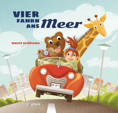 Vier fahren ans Meer