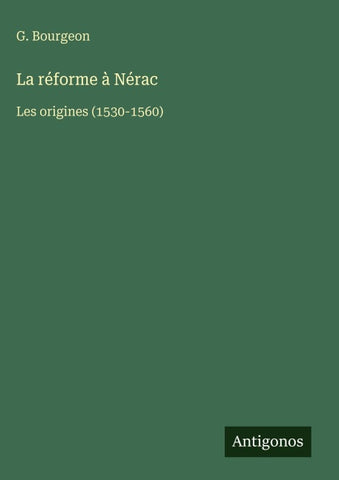 La réforme à Nérac