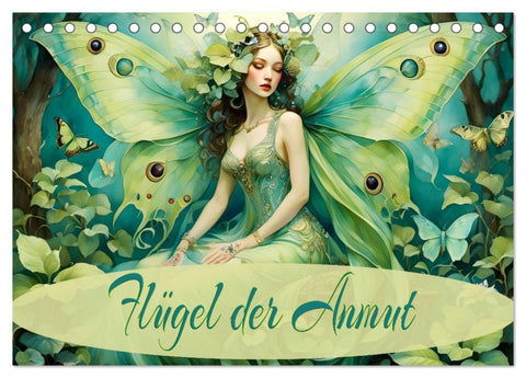 Flügel der Anmut (Tischkalender 2027 DIN A5 quer), CALVENDO Monatskalender