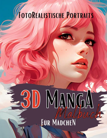 Manga Malbuch für Mädchen