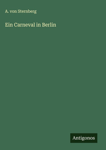 Ein Carneval in Berlin
