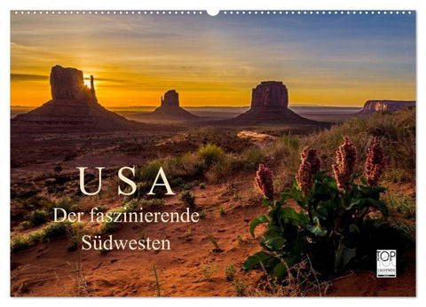 USA Der faszinierende Südwesten (Wandkalender 2026 DIN A2 quer), CALVENDO Monatskalender