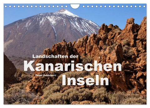 Landschaften der Kanarischen Inseln. (Wandkalender 2027 DIN A4 quer), CALVENDO Monatskalender