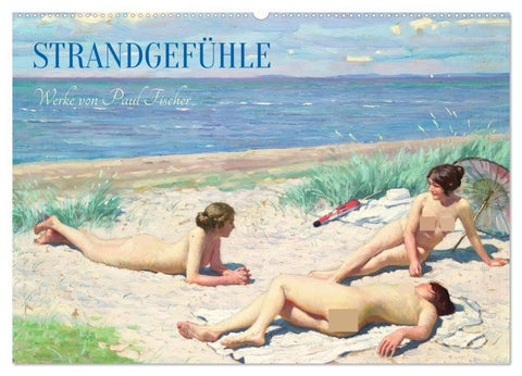 Strandgefühle (Wandkalender 2027 DIN A2 quer), CALVENDO Monatskalender