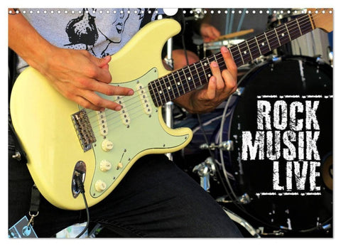 Rockmusik live (Wandkalender 2027 DIN A3 quer), CALVENDO Monatskalender