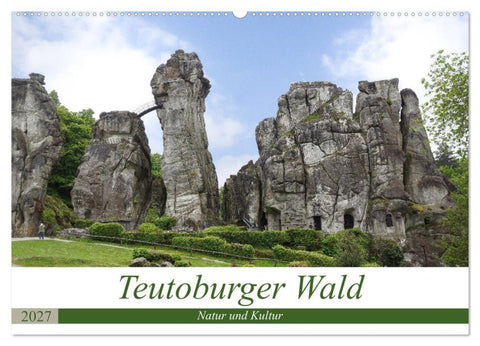 Teutoburger Wald - Natur und Kultur (Wandkalender 2027 DIN A2 quer), CALVENDO Monatskalender
