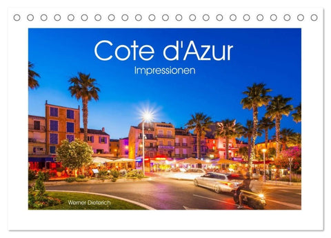 COTE D'AZUR Impressionen (Tischkalender 2027 DIN A5 quer), CALVENDO Monatskalender