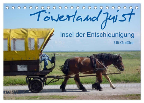Töwerland Juist (Tischkalender 2027 DIN A5 quer), CALVENDO Monatskalender