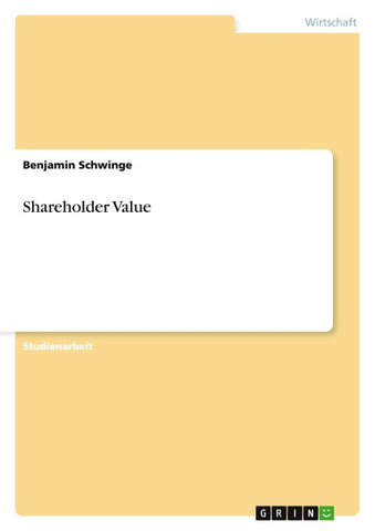 Shareholder Value