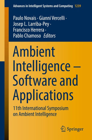 Ambient Intelligence – Software and Applications