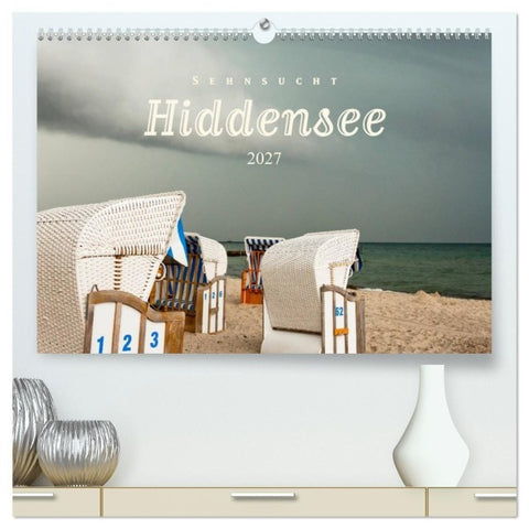 Sehnsucht Hiddensee 2027 (hochwertiger Premium Wandkalender 2027 DIN A2 quer), Kunstdruck in Hochglanz