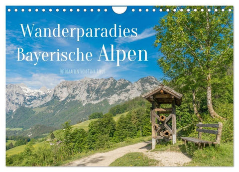 Wanderparadies Bayerische Alpen (Wandkalender 2027 DIN A4 quer), CALVENDO Monatskalender
