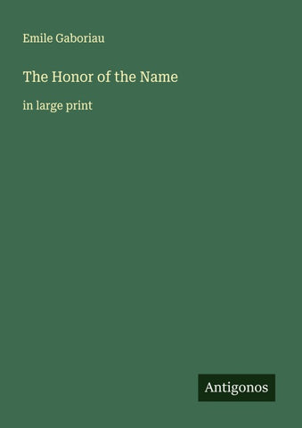 The Honor of the Name