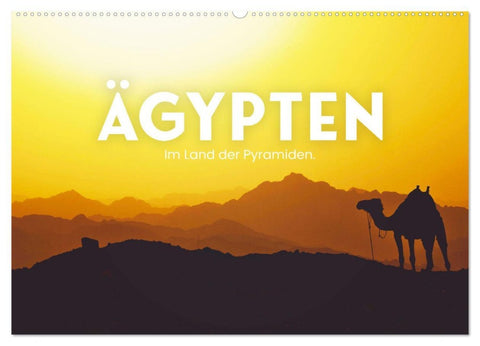 Ägypten - Im Land der Pyramiden. (Wandkalender 2026 DIN A2 quer), CALVENDO Monatskalender