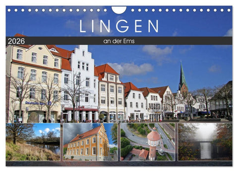 LINGEN an der Ems (Wandkalender 2026 DIN A4 quer), CALVENDO Monatskalender