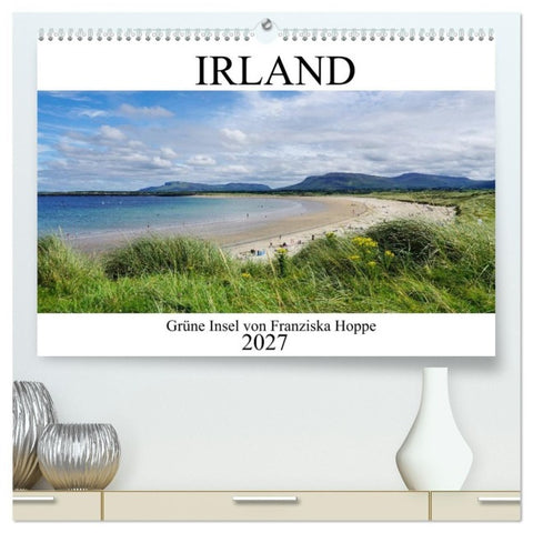 Grüne Insel - Irland (hochwertiger Premium Wandkalender 2027 DIN A2 quer), Kunstdruck in Hochglanz