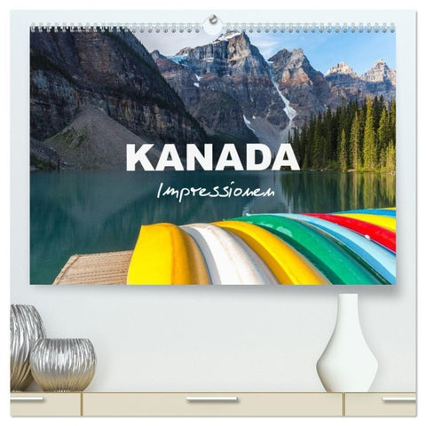 Kanada - Impressionen (hochwertiger Premium Wandkalender 2027 DIN A2 quer), Kunstdruck in Hochglanz