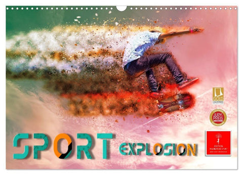 Sport Explosion (Wandkalender 2027 DIN A3 quer), CALVENDO Monatskalender