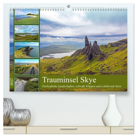 Trauminsel Skye (hochwertiger Premium Wandkalender 2027 DIN A2 quer), Kunstdruck in Hochglanz