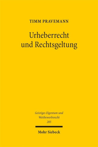 Urheberrecht und Rechtsgeltung