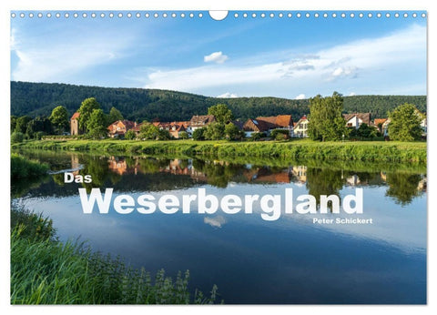 Das Weserbergland (Wandkalender 2027 DIN A3 quer), CALVENDO Monatskalender
