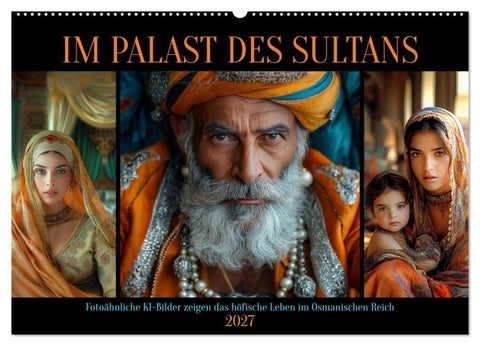 Im Palast des Sultans (Wandkalender 2027 DIN A2 quer), CALVENDO Monatskalender