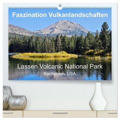 Faszination Vulkanlandschaften - Lassen Volcanic National Park (hochwertiger Premium Wandkalender 2027 DIN A2 quer), Kunstdruck in Hochglanz