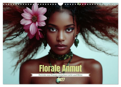 Florale Anmut (Wandkalender 2027 DIN A3 quer), CALVENDO Monatskalender