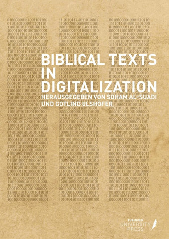 Biblical Texts in Digitalization