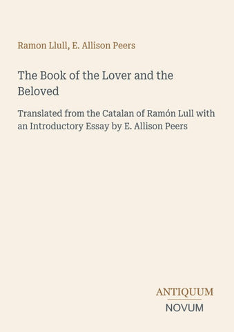 The Book of the Lover and the Beloved