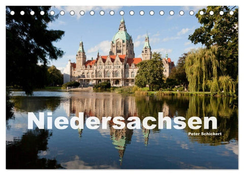 Niedersachsen (Tischkalender 2027 DIN A5 quer), CALVENDO Monatskalender