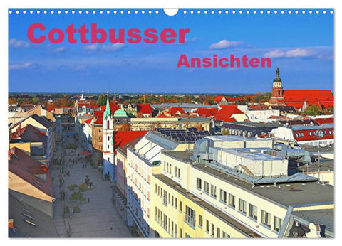 Cottbusser Ansichten (Wandkalender 2026 DIN A3 quer), CALVENDO Monatskalender